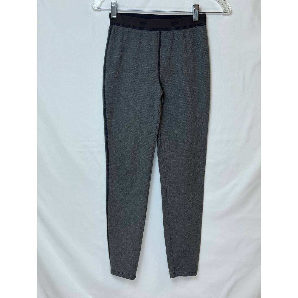 REI Co-Op Kid's Gray Base Layer Winter Cold Weather Long Johns - Size 10-12
